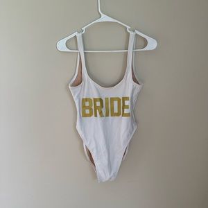 Bride Cheeky One Piece Bathing Suit
